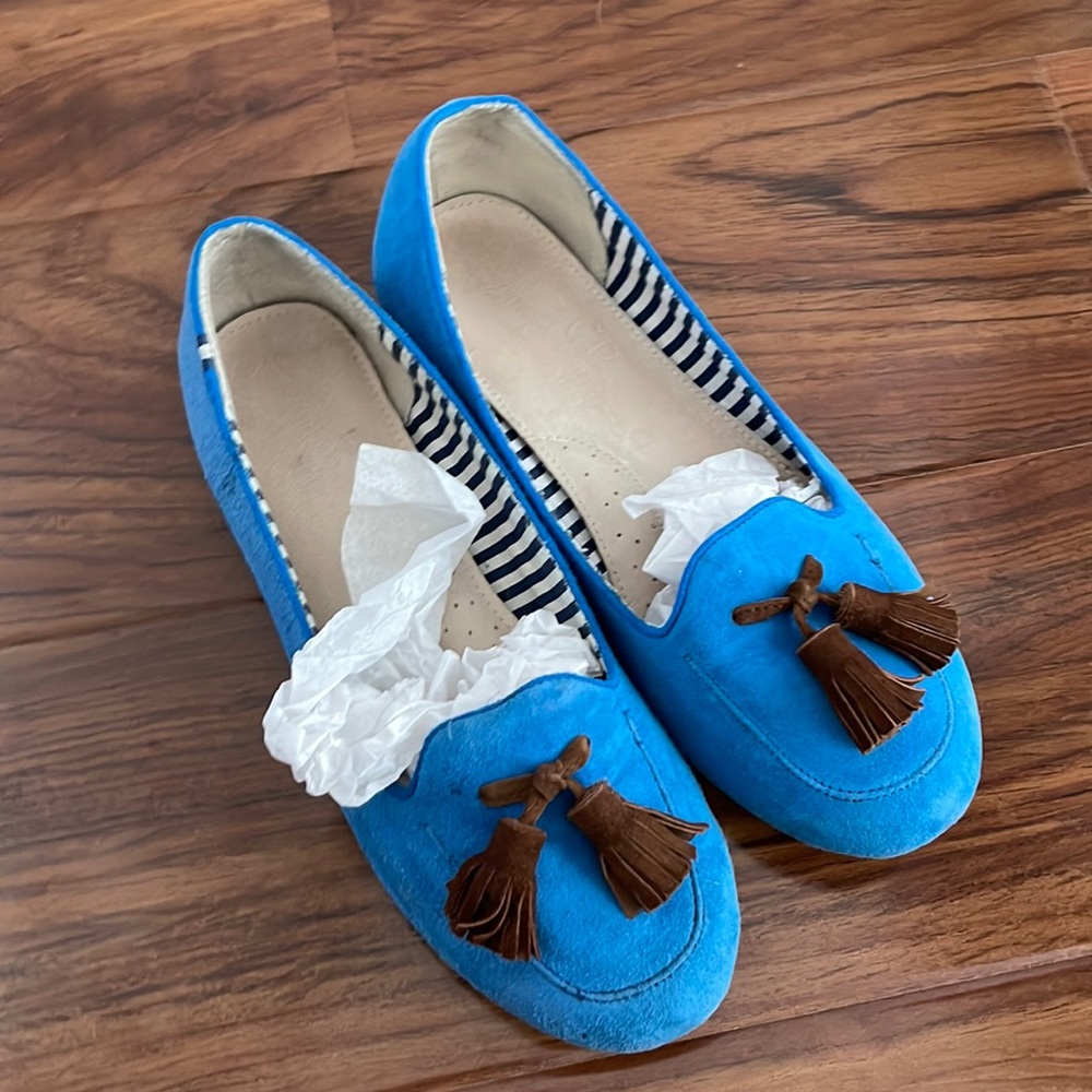 Charles Phillip classic suede tassels loafer US 7